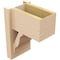 Ekena Millwork 8-in W x 12-in D x 16-in H Funston Block Rough Cedar Woodgrain TimberThane Outlooker, Primed Tan OUTUR080X12X16FST44RCPR - alternate 3